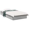 vidaXL Cadru de pat cu sertare gri sonoma 90x200 cm lemn prelucrat
