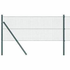 vidaXL St&acirc;lp de gard. Verde 25 x 0,4 m (plasă de 19 x 19 mm)