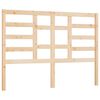 vidaXL Tăblie de pat, 126x4x104 cm, lemn masiv de pin