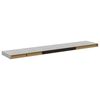 vidaXL Raft de perete suspendat, gri beton, 120x23,5x3,8 cm, MDF
