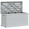 vidaXL Ladă de depozitare pentru grădină, gri deschis, 420 L