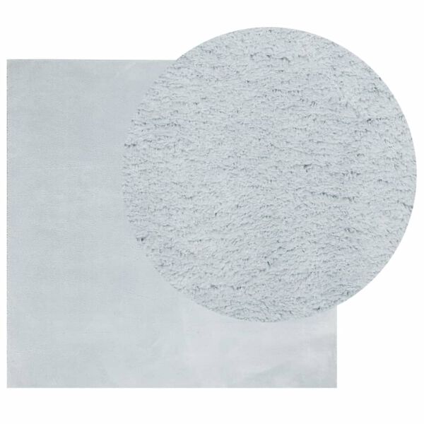 vidaXL Covor HUARTE, fir scurt, moale și lavabil, albastru, 240x240 cm