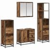 vidaXL Set de mobilier pentru baie 4 buc. Lemn Vechi Lemn prelucrat