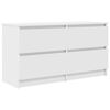 vidaXL Dulap TV alb 100x35x54 cm lemn prelucrat
