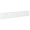 vidaXL Coș gabion cu capac, 1000x50x150 cm, fier galvanizat