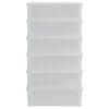 vidaXL Cutii de depozitare din plastic, 6 buc., 25 L, stivuibile