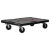 vidaXL Cărucior de transport, negru, 58x38x12 cm, PP