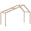 vidaXL Acoperiș Pat Copii 213x85,5x144,5 cm Lemn Mass Pin