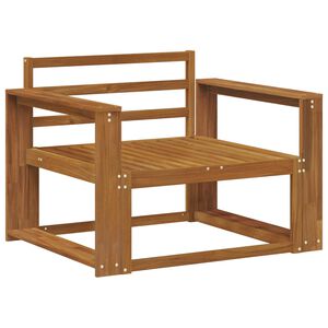 vidaXL Canapea Medie pentru Exterior natural