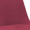 vidaXL Scaune de bucătărie pivotante, 6 buc., roșu vin, textil