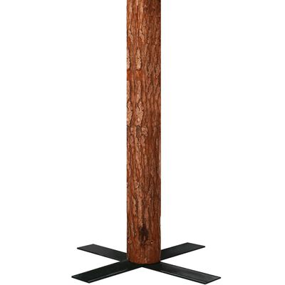 vidaXL Pom Crăciun artificial subțire lemn și conuri verde 150 cm PVC