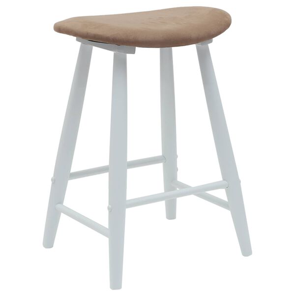 vidaXL Scaune de dining 2 pcs Alb 46 x 37 x 63 cm