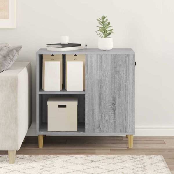 vidaXL Casa pentru pisici Gri Sonoma 72 x 42.5 x 70 cm Lemn compozit