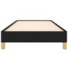 vidaXL Cadru pat fără saltea țesătură neagră 90x200 cm