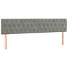 vidaXL Pat box spring cu saltea, gri deschis, 120x190 cm, catifea