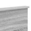 vidaXL Tăblie cap cu headboard Gri Sonoma 200 cm Lemn compozit