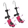 vidaXL &Icirc;ntinzătoare de pantofi cu corn, roz, EU 34-40, plastic