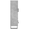 vidaXL Dulap înalt, gri beton, 69,5x31x115 cm, lemn compozit