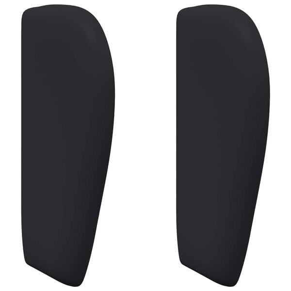 vidaXL Ureche pentru Tăblie Negru 40 x 23 x 6 cm PVC