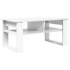 vidaXL Masă de cafea Alb 96 x 54 x 44 cm Lemn prelucrat