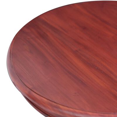 vidaXL Masă laterală, maro, 50 x 50 x 65 cm, lemn masiv de mahon