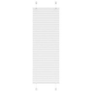 vidaXL Jaluzea plisată alb 40x100 cm Lățime țesătură 39,4cm poliester