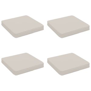 vidaXL Perne pentru șezut cu 4 piese VUGHT 4 pcs 100% Polyester Alb