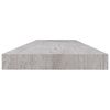 vidaXL Rafturi perete suspendate 4 buc. gri beton 120x23,5x3,8 cm MDF