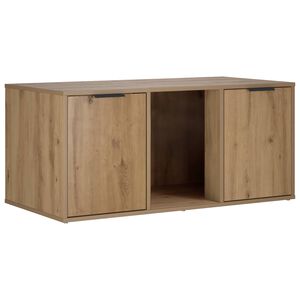 vidaXL Mobilier pentru pisici Stejar Artizanal 100 x 49 x 45 cm