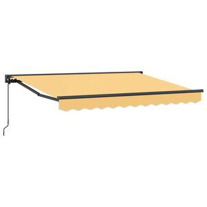 vidaXL Copertină retractabilă manuală Nisipiu 3,5 x 2 m