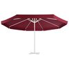 vidaXL P&acirc;nză de schimb umbrelă de soare de exterior, roșu bordo 515 cm