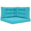 vidaXL Perna pentru canapea de exterior 3 pcs Turcoaz Poliester