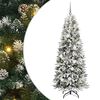 vidaXL Brad de Crăciun artificial Alb 180 cm