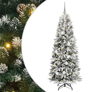 vidaXL Brad de Crăciun artificial Alb 180 cm