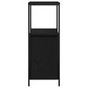 vidaXL Dulap de baie cu rafturi Stejar negru 36x35x95 cm
