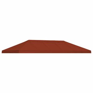 vidaXL Husă pentru copertina foișorului 6 x 3 m Terracota Poliester