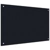 vidaXL Spate de bucătărie 2 pcs Negru 90 x 50 cm sticlă securizată