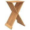 vidaXL Taburet pliabil, 40x32,5x70 cm, lemn masiv de tec