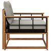 vidaXL Set de canapele de exterior Lemn solid de Acacia și Textilene