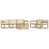 vidaXL Set de canapele de exterior 6 buc. Alb