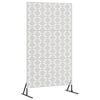 vidaXL Ecran de intimitate 100 x 50 x 180 cm Oţel inoxidabil Argintiu