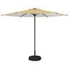vidaXL Umbrelă de grădină cu bază 300 x 300 cm Poliester