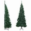 vidaXL Brazi de Craciun artificiali PVC and steel Green