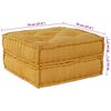 vidaXL Unitatea de sofa modulară galben 70x70x36 țesătură