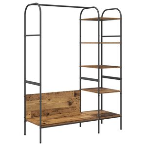 vidaXL Suport pentru H&acirc;rtie Maro 120 x 44 x 160 cm Lemn compozit