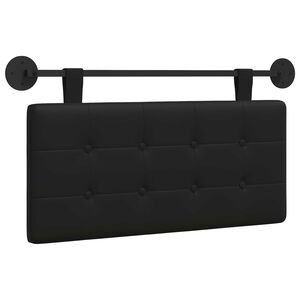 vidaXL Cap de pat suspendat Negru 100 x 55 x 5 cm Piele artificială
