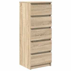 vidaXL Bufetă cu sertare Stejar Sonoma 37,5x35x99 cm Lemn prelucrat