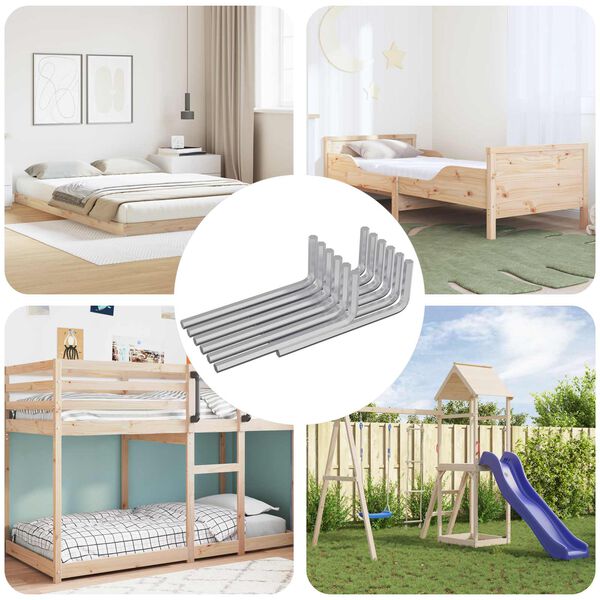 vidaXL Cheie Hexagonală 2118 pcs Argintiu 32 x 86 mm Oțel