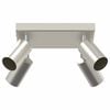 vidaXL Spot de tavan Nichel 26 x 26 x 16 cm Metal