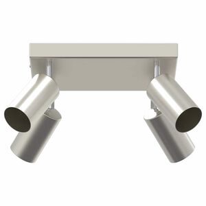 vidaXL Spot de tavan Nichel 26 x 26 x 16 cm Metal